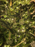 Custom Handwritten Ornaments