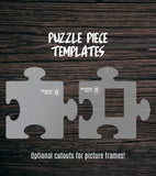 Puzzle Piece Template | Clear Acrylic Router Templates