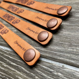 Unshakable Armor Up Leather Bracelet