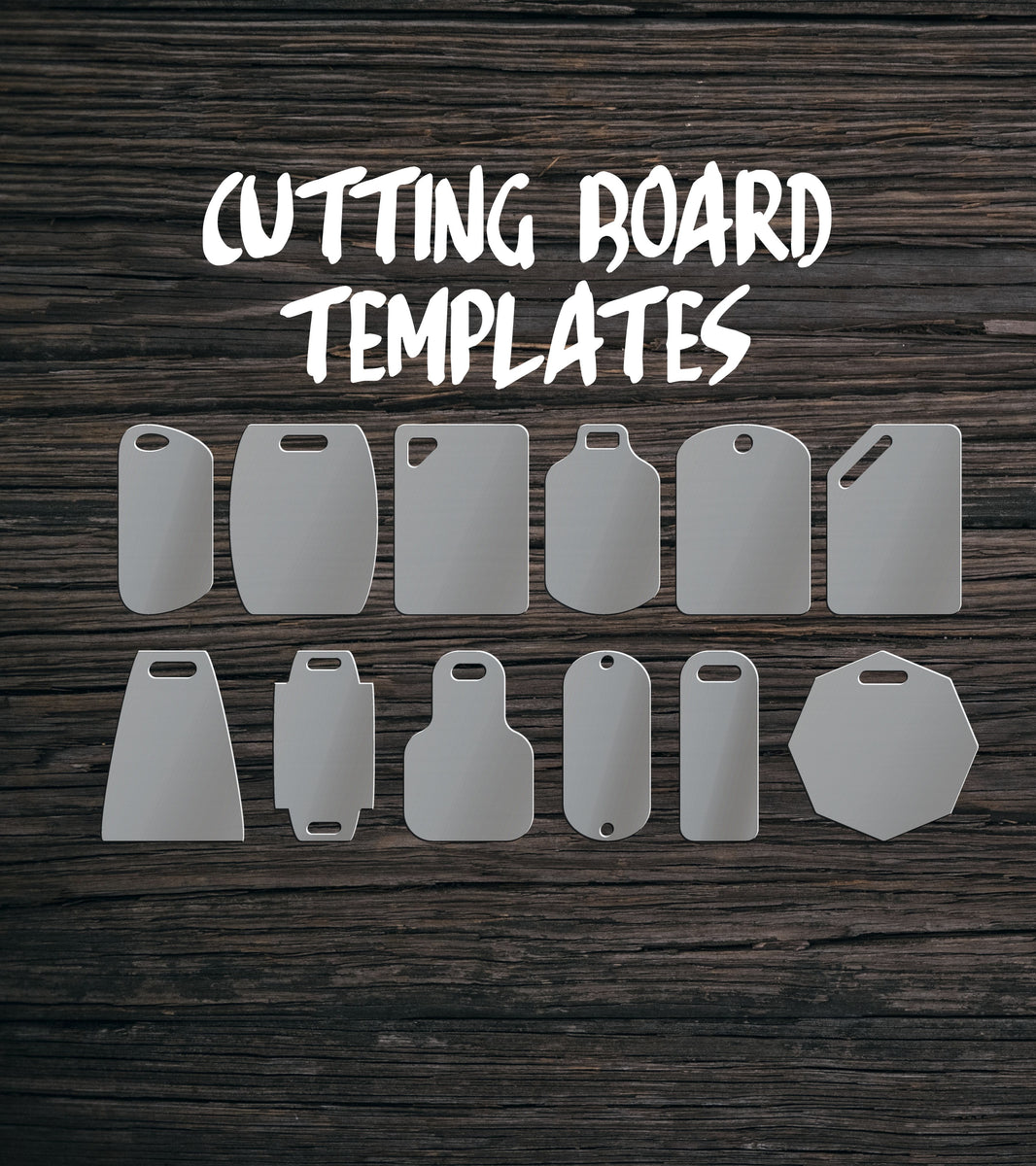  IFANLANDOR Cutting Board Template Tools for Wood Clear