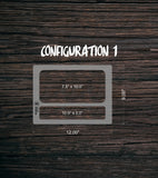 EDC Valet Tray Template | Rolling Tray Template | Clear Acrylic Router Templates