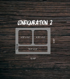 EDC Valet Tray Template | Rolling Tray Template | Clear Acrylic Router Templates