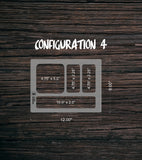 EDC Valet Tray Template | Rolling Tray Template | Clear Acrylic Router Templates