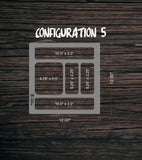 EDC Valet Tray Template | Rolling Tray Template | Clear Acrylic Router Templates