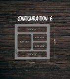 EDC Valet Tray Template | Rolling Tray Template | Clear Acrylic Router Templates