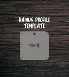 Edge Profile Templates | Router Template | Juice Groove Template | Clear Acrylic Router Templates