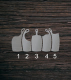 Nested Charcuterie Board Template | Clear Acrylic Router Templates