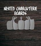Nested Charcuterie Board Template | Clear Acrylic Router Templates