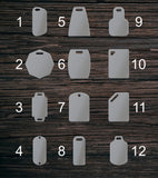 Cutting Board Template | Clear Acrylic Router Templates