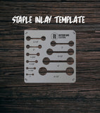 Dutchman/Key/Inlay & Corner Radius Template | Clear Acrylic Router Templates