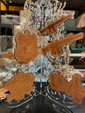 Wood Christmas Ornaments