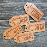 5 Gift Rule Christmas Gift Tags