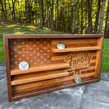 Wooden Challenge Coin Display