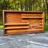 Wooden Challenge Coin Display