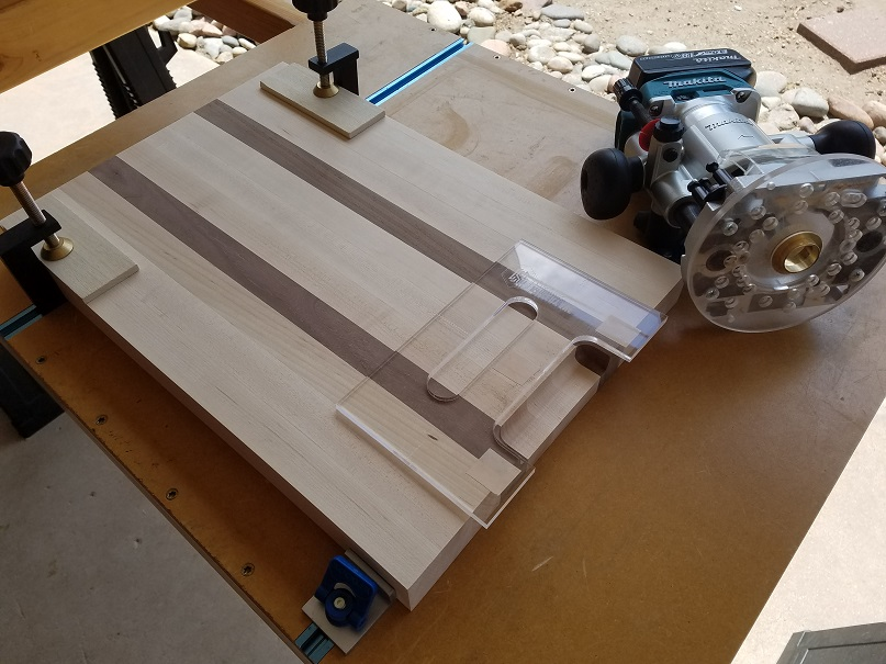 Template For Racetrack Handle Shape Router Handle Groove Template | Clear Acrylic Router Template – Kittery Ave ...