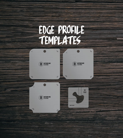 Edge Profile Templates | Router Template | Juice Groove Template | Clear Acrylic Router Templates