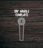 Beer Tap Handle Template | Clear Acrylic Router Template