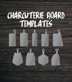 Charcuterie Board Template Shapes | Clear Acrylic Router Templates
