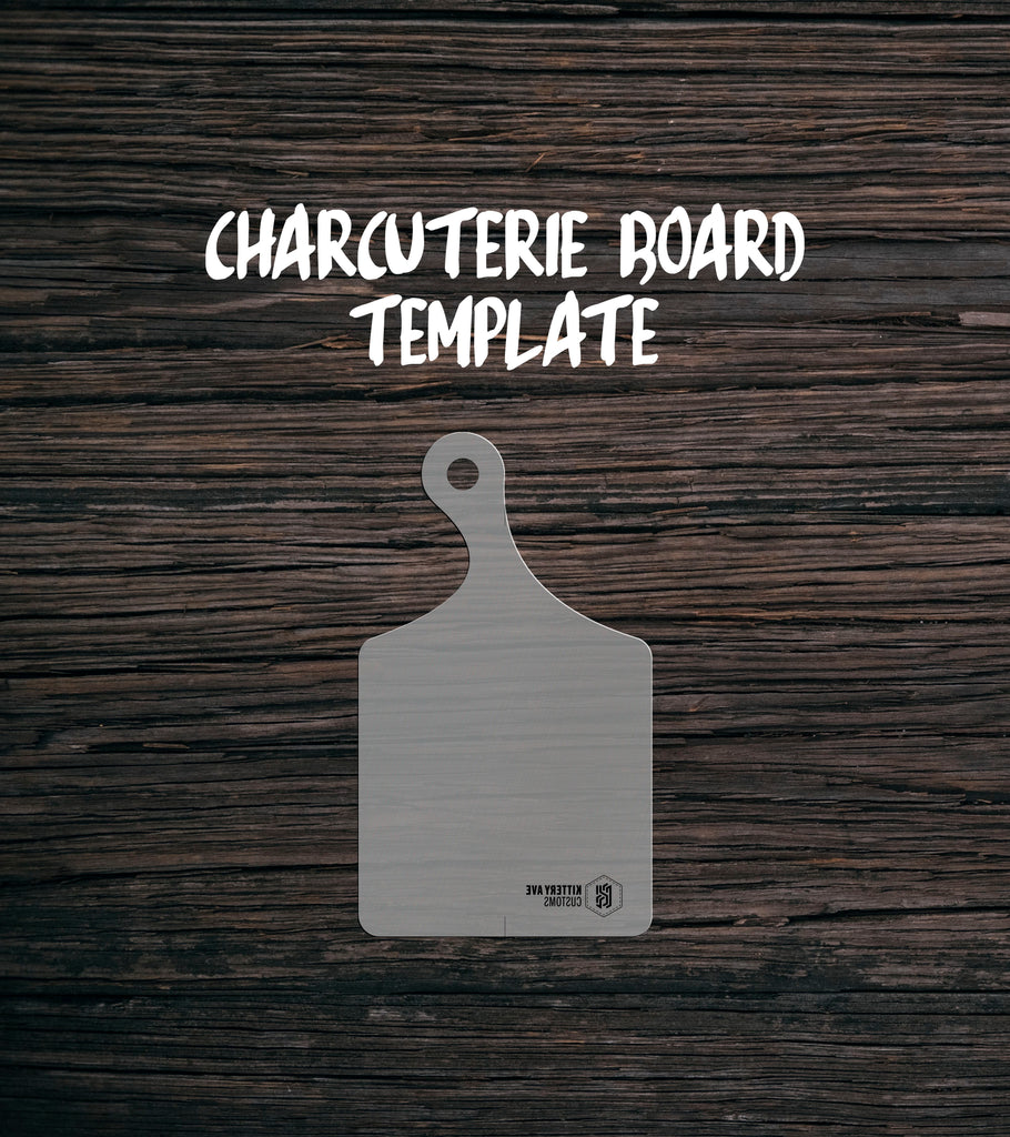 Charcuterie Board Template Clear Acrylic Router Template Kittery