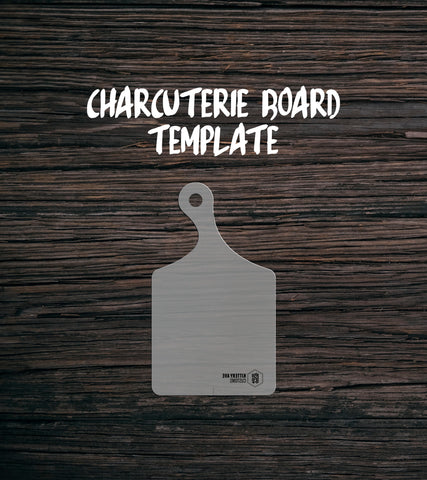 Charcuterie Board Template | Clear Acrylic Router Template
