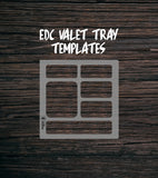 EDC Valet Tray Template | Rolling Tray Template | Clear Acrylic Router Templates
