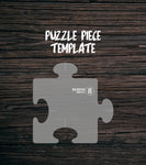 Puzzle Piece Template | Clear Acrylic Router Templates
