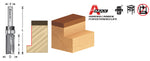 Amana Tool #45460-3DS Plunge Template Router Bit