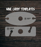 Clear Acrylic Wine Caddy Template | Clear Acrylic Router Templates